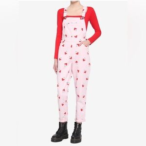 Her Universe Minnie Mouse Cherry Overalls